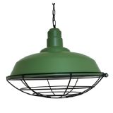 Eden Green Industrial Cage Pendant Light